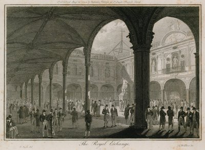 Giełda Królewska, Londyn autorstwa Edward Pugh