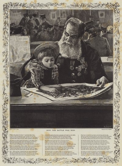 Jak wygrano bitwę (grawerunek) autorstwa Edward R. King