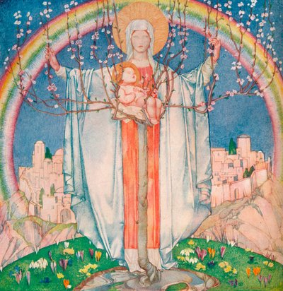 Matka Boża Obiecana, c1890-1914, 1914 autorstwa Edward Reginald Frampton