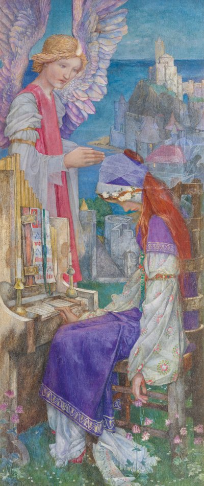 Święta Cecylia (olej na płótnie) autorstwa Edward Reginald Frampton