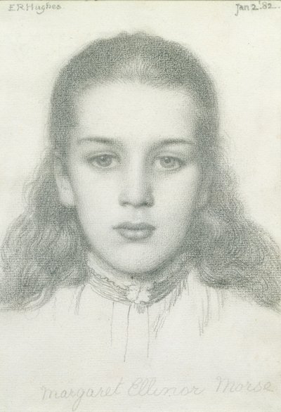 Margaret Ellinor Morse, 2 stycznia 1882 r autorstwa Edward Robert Hughes
