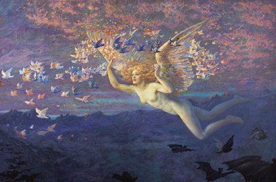 Skrzydła Poranka autorstwa Edward Robert Hughes
