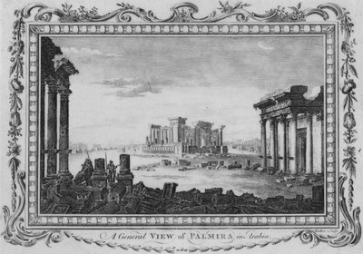 Ogólny widok Palmiry w Arabii, c1770 autorstwa Edward Rooker