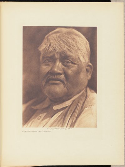 Kapitan Big Man - Diegueño autorstwa Edward S. Curtis