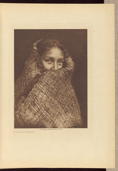 Dziewica z Clayoquot autorstwa Edward S. Curtis