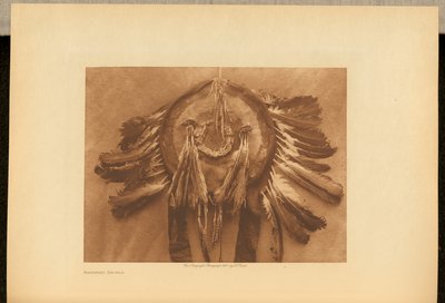 Arapaho-Schild autorstwa Edward S. Curtis