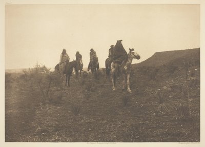 Pustynne łaziki - Apache autorstwa Edward S. Curtis