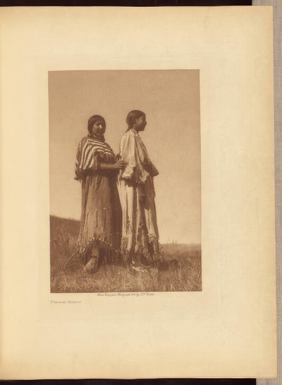 Piegan Girls autorstwa Edward S. Curtis