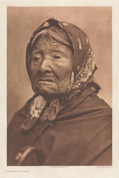 Portfolio IX, ilustracja 314: Księżniczka Angeline autorstwa Edward S. Curtis