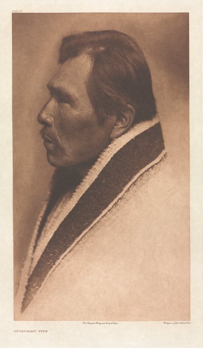 Portfolio IX, Tablica 319: Typ Snoqualmu autorstwa Edward S. Curtis