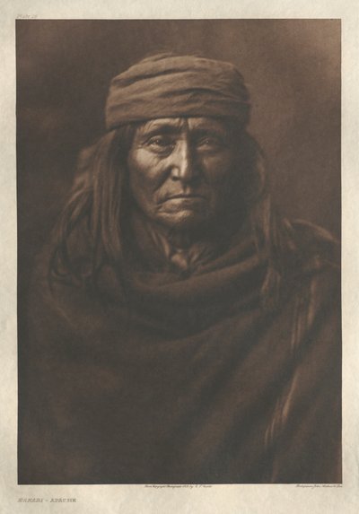 Portfolio I, płytka 16: Eskadi-Apache autorstwa Edward S. Curtis
