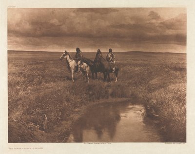 Portfolio VI, Tablica 209: Trzej Wodzowie - Piegan autorstwa Edward S. Curtis