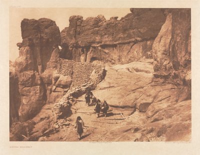 Portfolio XVI, płyta 570: Droga Acoma autorstwa Edward S. Curtis