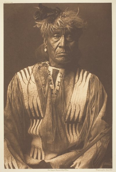 Red Whip - Atsina autorstwa Edward S. Curtis