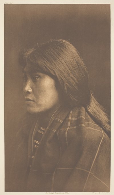 Dziewczyna Suquamish autorstwa Edward S. Curtis