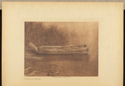 Zapraszamy do Balsa nad jeziorem Clear Lake autorstwa Edward S. Curtis