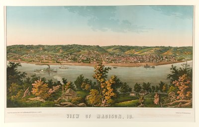 Widok Madison, Id. (Indiana) autorstwa Edward Sachse