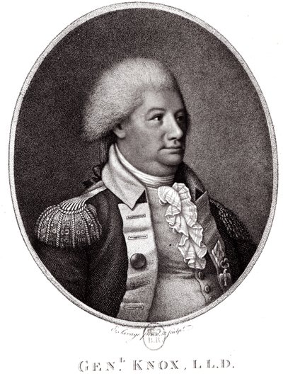 Generał Henry Knox (1750-1806) 1791 autorstwa Edward Savage
