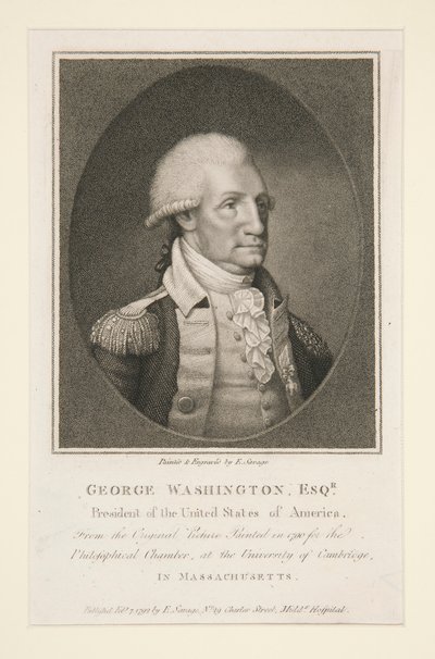 Jerzego Waszyngtona, Esq. autorstwa Edward Savage