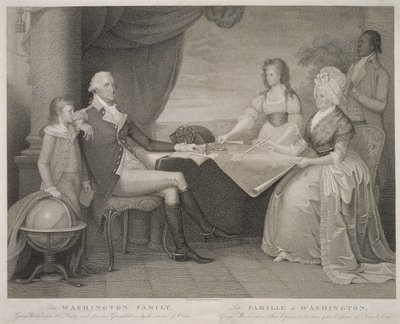 Rodzina Washingtonów autorstwa Edward Savage