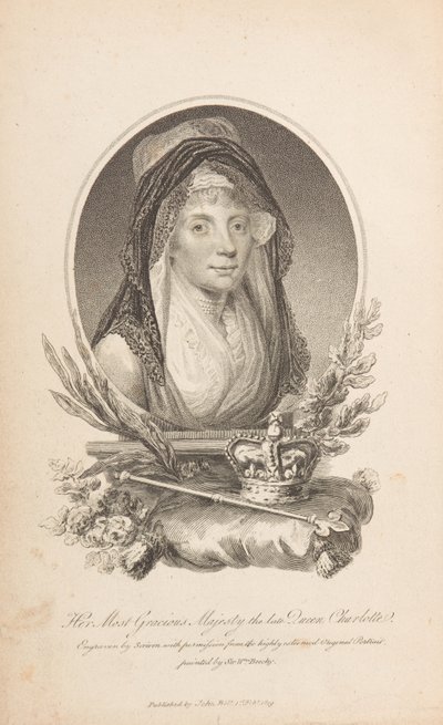 Królowa Charlotte (ok. 1806-10) autorstwa Edward Scriven
