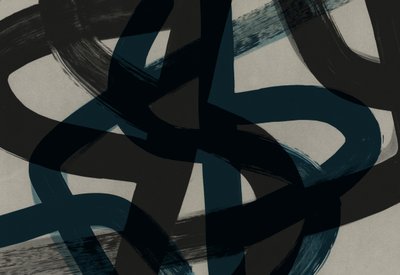 Splecione niebieskie pociągnięcia pędzla autorstwa Edward Selkirk