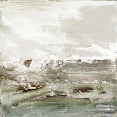 Stonowany zielony horyzont autorstwa Edward Selkirk