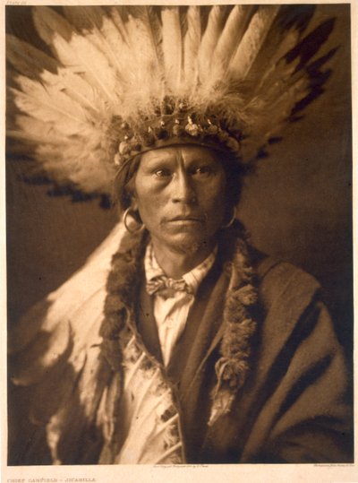 Wódz Garfield z Jicarilli autorstwa Edward Sheriff (after) Curtis