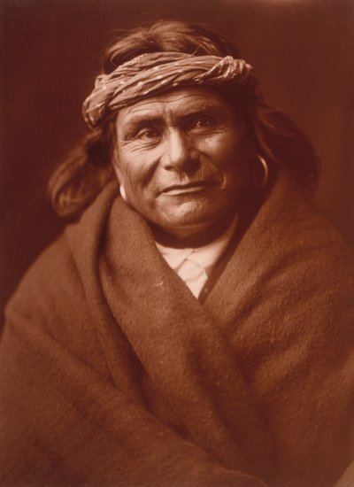 Acoma Man, Edward S. Curtis, ok. 1904 (stonowany srebrny nadruk) autorstwa Edward Sheriff Curtis