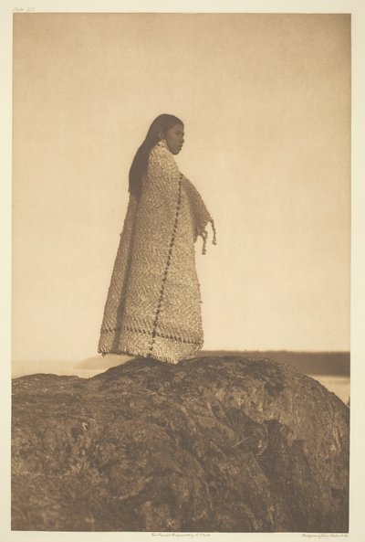 Dziewczyna Cowichan, 1912. autorstwa Edward Sheriff Curtis