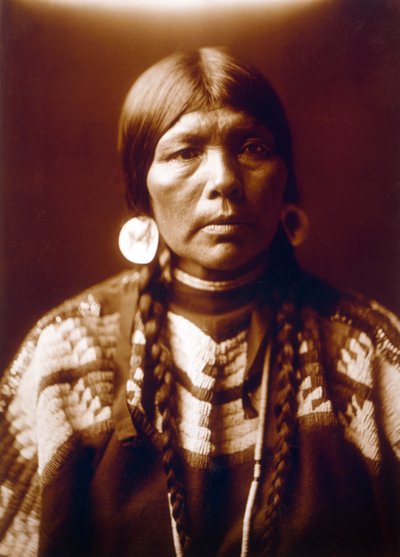 Hinduska Żona Ow High, ok. 1905, fot. Edward S. Curtis autorstwa Edward Sheriff Curtis
