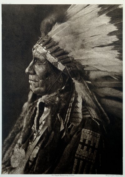 Indianie Ameryki: portret wodza Indian autorstwa Edward Sheriff Curtis