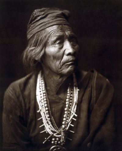 Nesjaja Hatli, Indianin, Navaho, ok. 1904, fot. Edward S. Curtisa autorstwa Edward Sheriff Curtis