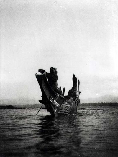Goście weselni Tenaktak z „Indian północnoamerykańskich” autorstwa Edward Sheriff Curtis