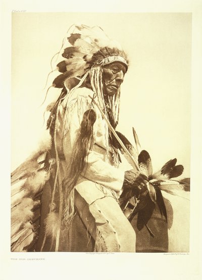 Starzy Czejenowie autorstwa Edward Sheriff Curtis