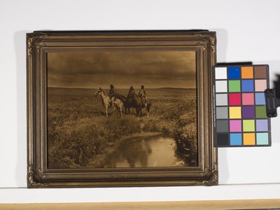 Trzech Wodzów, Piegan autorstwa Edward Sheriff Curtis