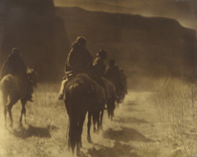 Znikająca rasa Płyta Navaho 1, tom 1 z serii The North American Indian, ok. 1904 (oroton) autorstwa Edward Sheriff Curtis