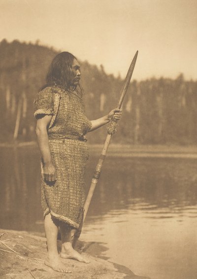 Wielorybnik - Clayoquot, 1915. autorstwa Edward Sheriff Curtis
