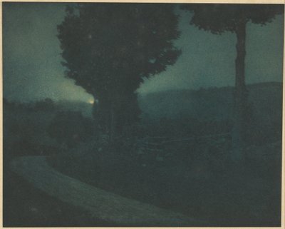 Droga do Doliny - Wschód Księżyca autorstwa Edward Steichen