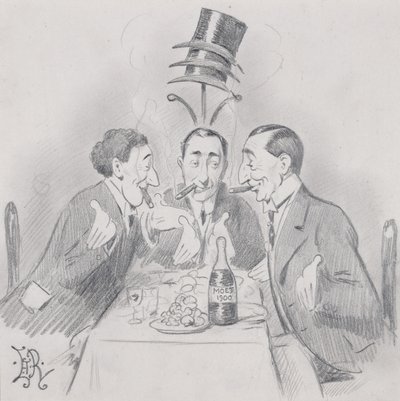 Świętowane śniadanie a Trois (Trzy Izaaki) 1900 autorstwa Edward Tennyson Reed