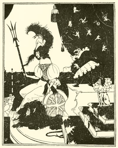 Britannia a la Beardsley autorstwa Edward Tennyson Reed