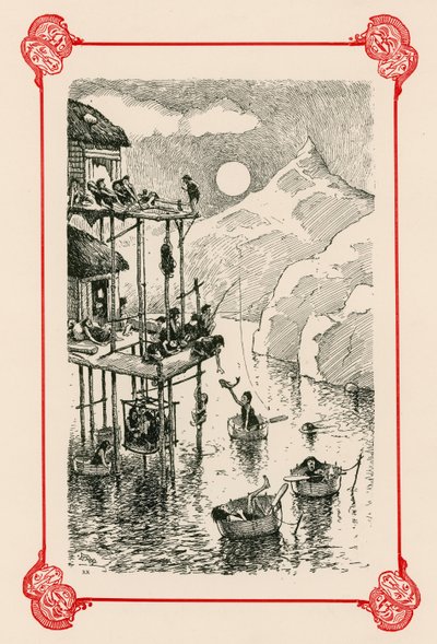 Rezydencje nad jeziorem, SW autorstwa Edward Tennyson Reed
