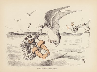 Zakręcone ogony: Albatros (kolor lito) autorstwa Edward Tennyson Reed