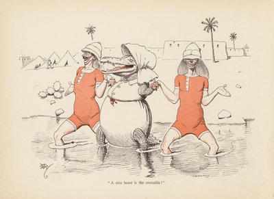 Tails with a Twist: The Crocodile (kolor lito) autorstwa Edward Tennyson Reed