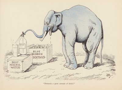 Tails with a Twist: The Elephant (kolor lito) autorstwa Edward Tennyson Reed