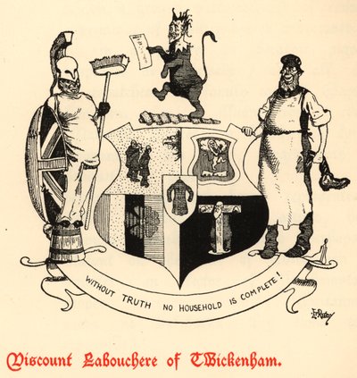 wicehrabia Labouchere z Twickenham (grawerowanie) autorstwa Edward Tennyson Reed
