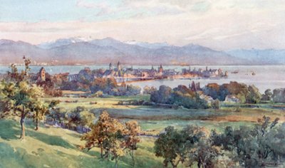 Lindau (druk kolorowy) autorstwa Edward Theodore Compton