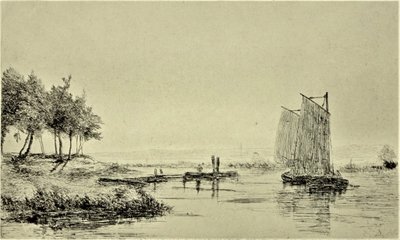 Widok na Whitlingam autorstwa Edward Thomas Daniell
