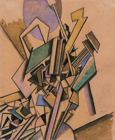 Studium wortystyczne autorstwa Edward Wadsworth
