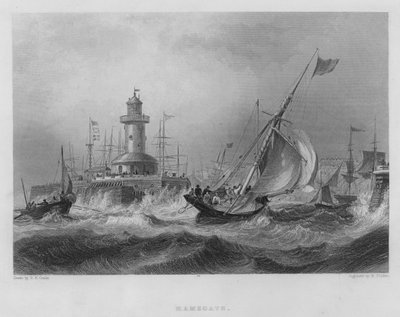 Ramsgate (grawerowanie) autorstwa Edward William (after) Cooke